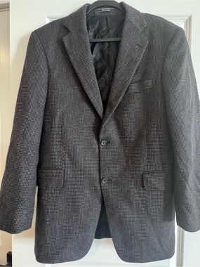 Vintage Arnold Brant Cashmere Mink Brown Sport Coat Blazer Quiet Luxury 40R